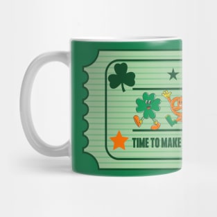 Time To Make Some Bad Decisions - Vintage St. Patrick's Day Retro Mug